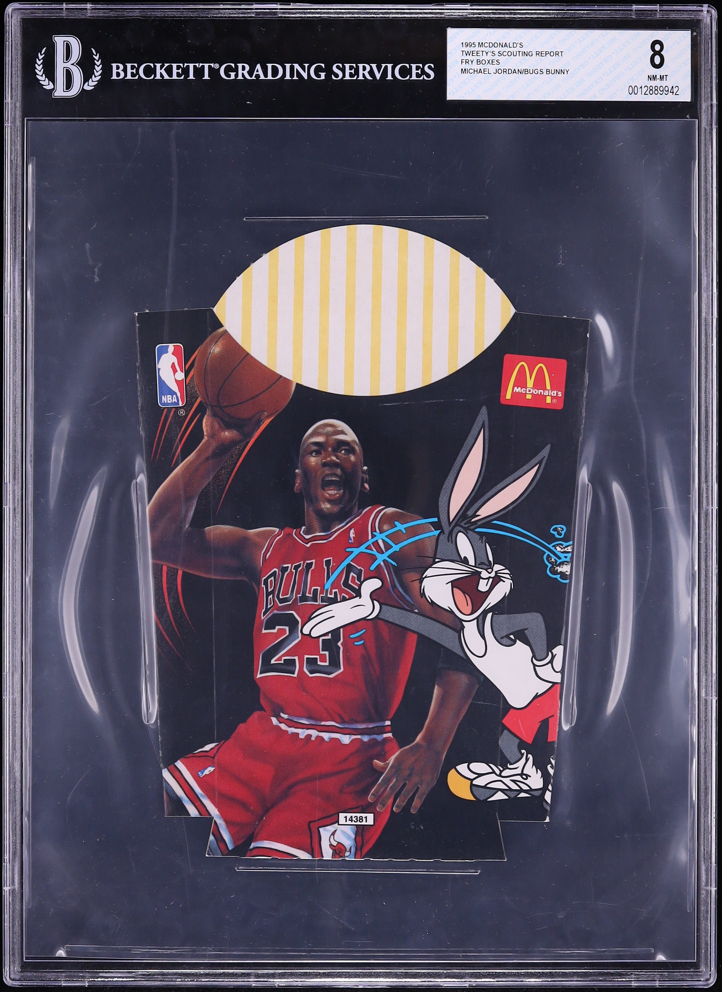1995 McDonalds Tweety's Scouting Report Michael Jordan & Bugs