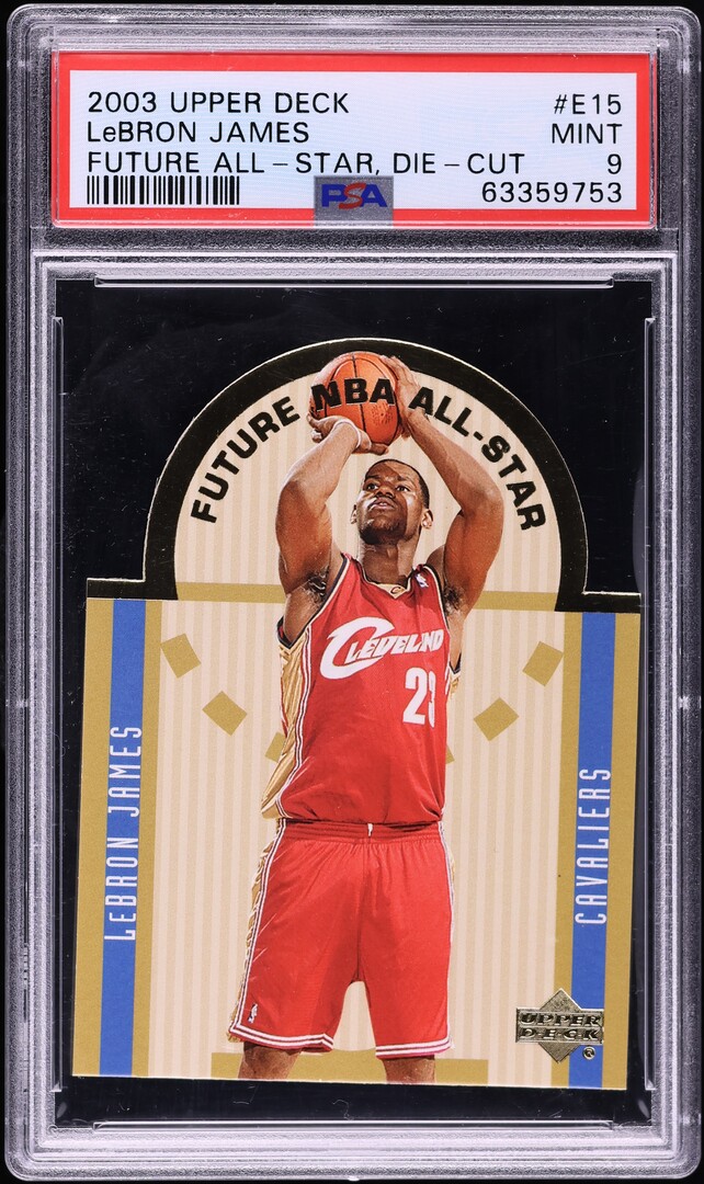 upper deck star rookie lebron james