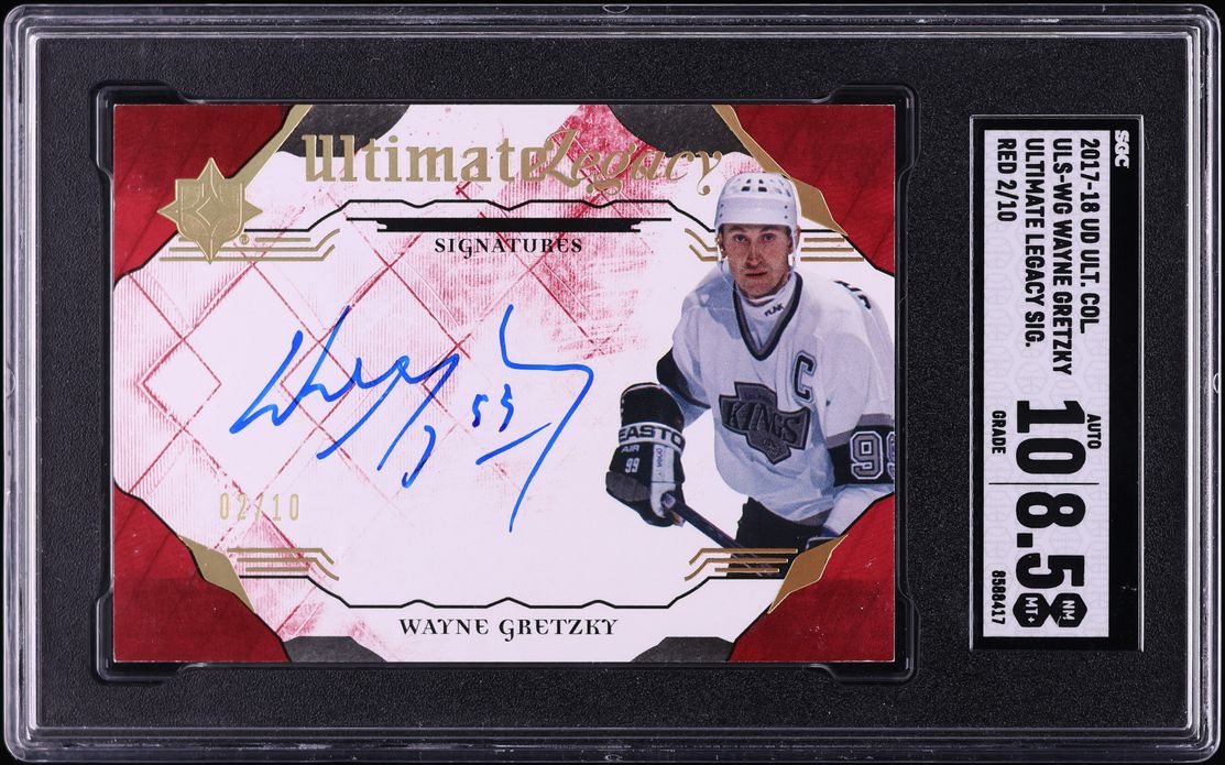 2017 Ultimate Collection Legacy Red Wayne Gretzky AUTO /10 #USL-WG SGC 8.5
