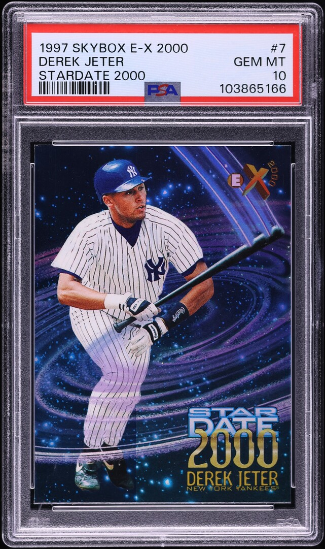 1997 Skybox E-X2000 Stardate 2000 Derek Jeter #7 PSA 10 GEM MINT