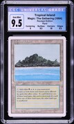 MtG Tropical  最終値下げ 1994 Magic The Gathering MTG Revised Dual Land Tropical Island CGC