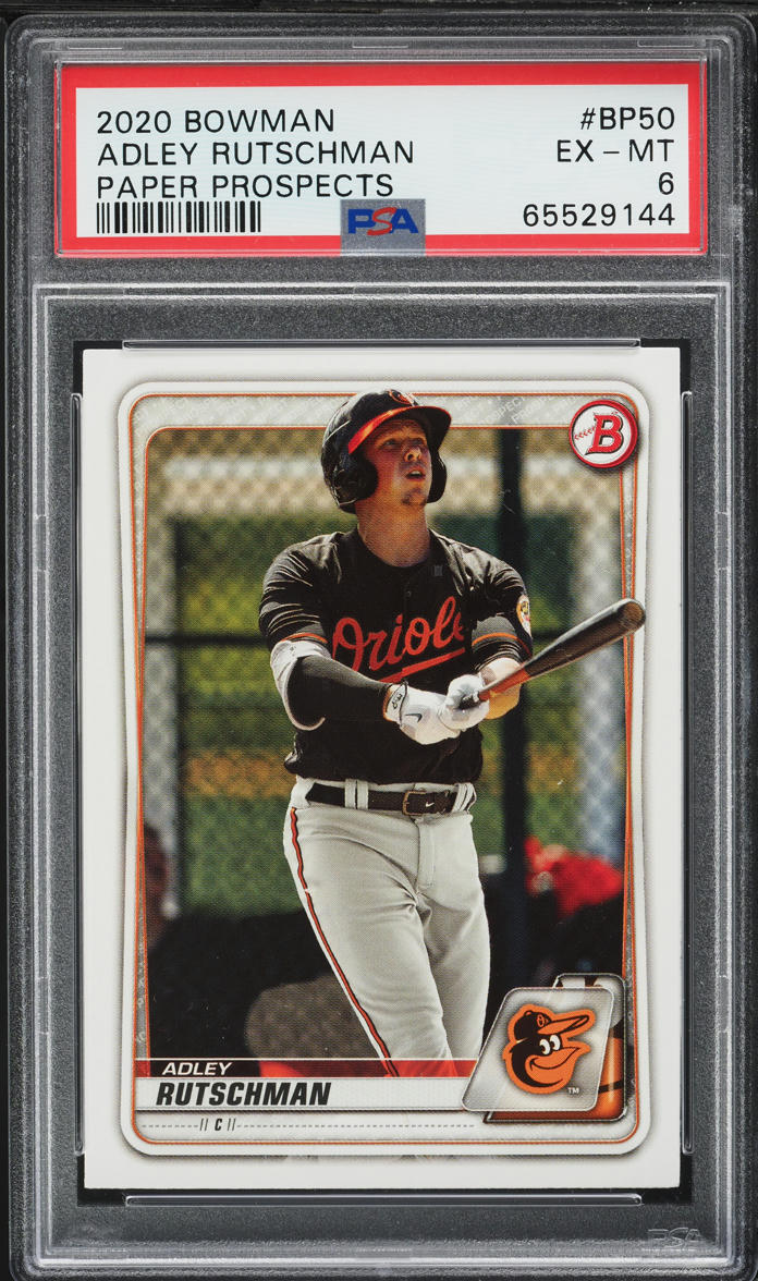 2020 Bowman Paper Adley Rutschman PROSPECT #BP-50 PSA 6 EXMT