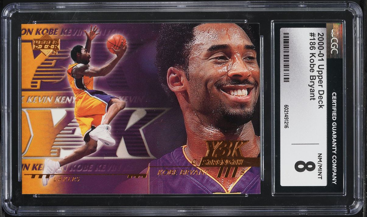 2000 Upper Deck Basketball Kobe Bryant #186 CGC 8 NM-MT