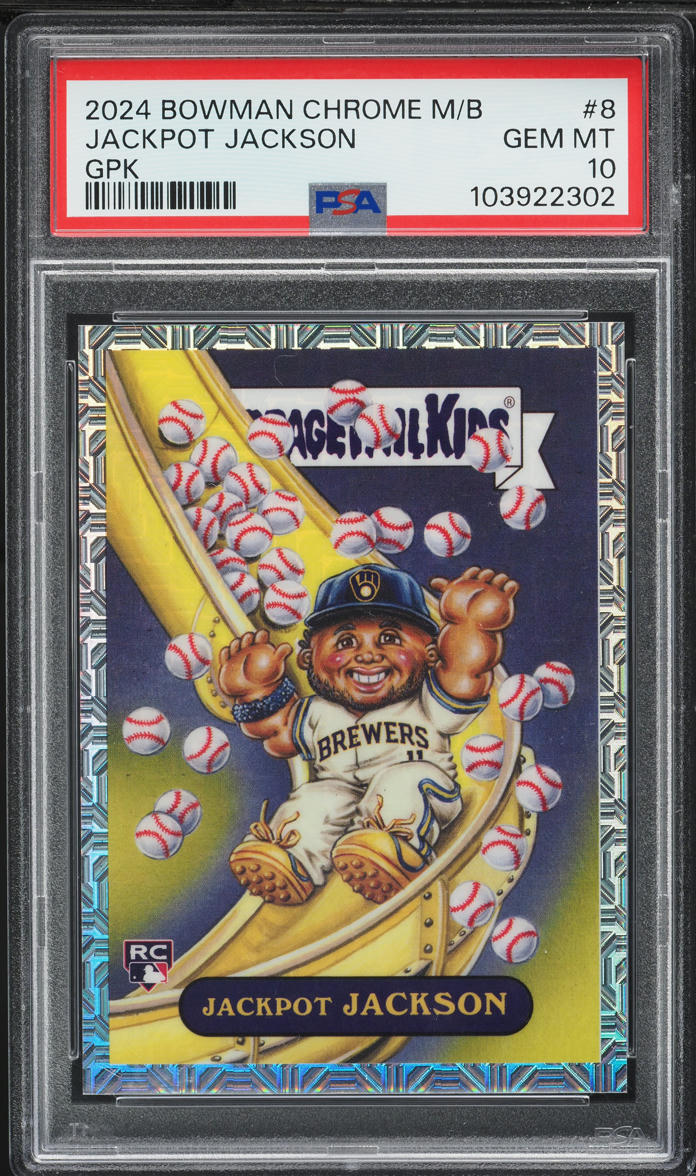 2024 Bowman Chrome Mega Box GPK Jackpot Jackson ROOKIE #8 PSA 10 GEM MINT