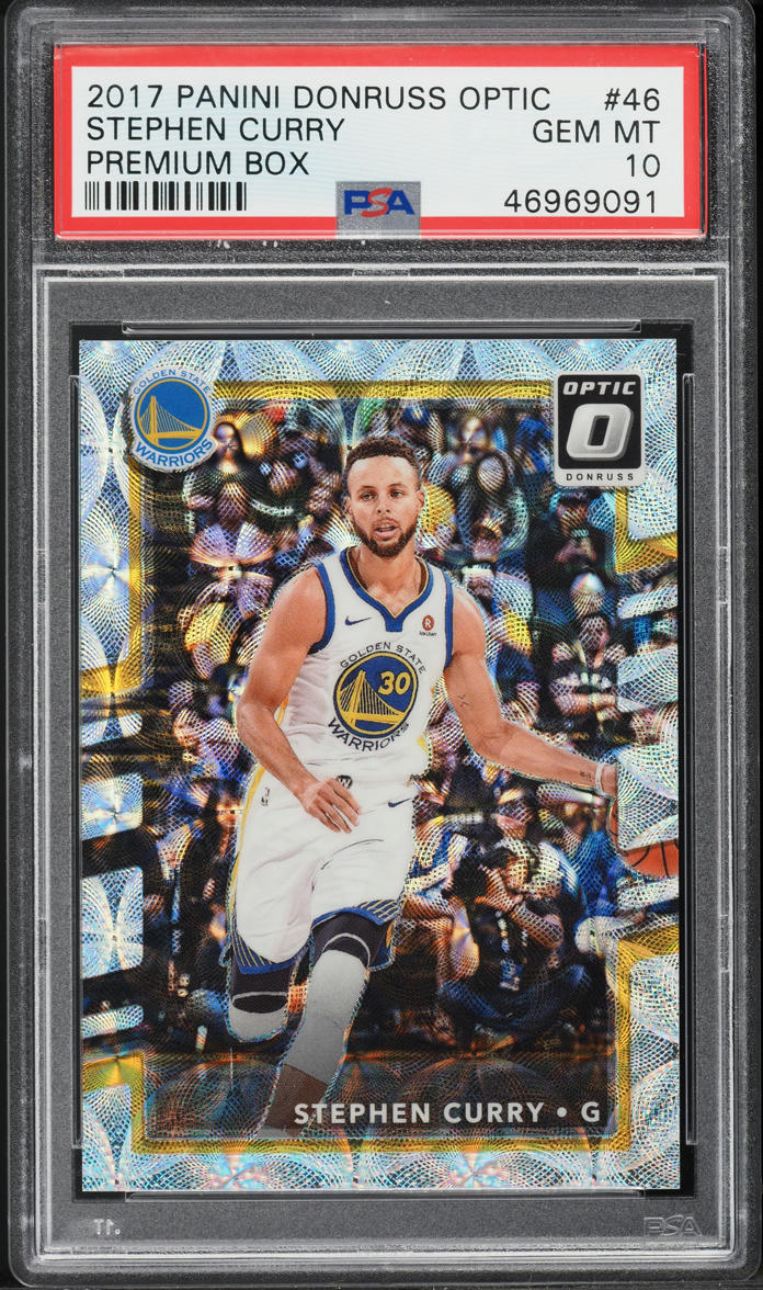 2017 Donruss Optic Premium Box Stephen Curry /249 #46 PSA 10 GEM MINT
