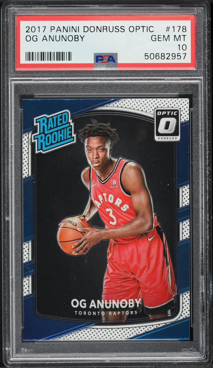 2017 Donruss Optic OG Anunoby ROOKIE #178 PSA 10 GEM MINT