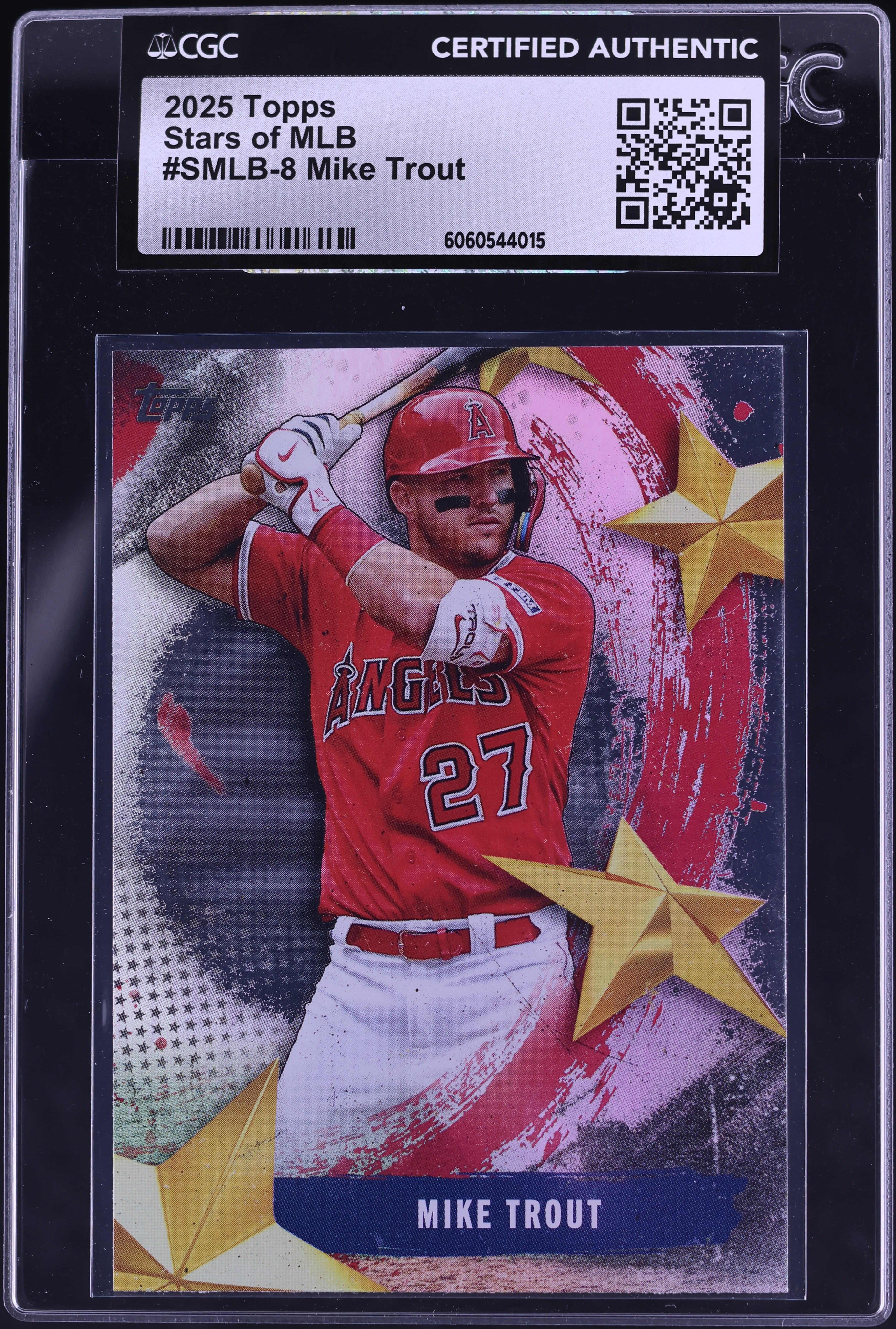 2025 Topps Stars Of MLB Mike Trout #SMLB-8 CGC AUTH on Fanatics 