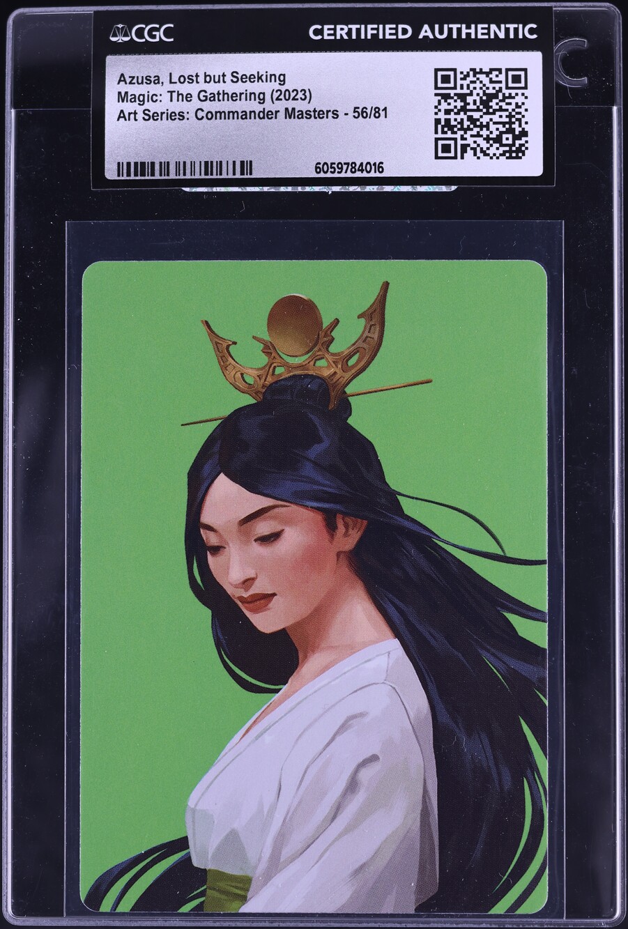 2023 MTG Art Series: Commander Masters Azusa, Lost But Seeking #56 CGC AUTH