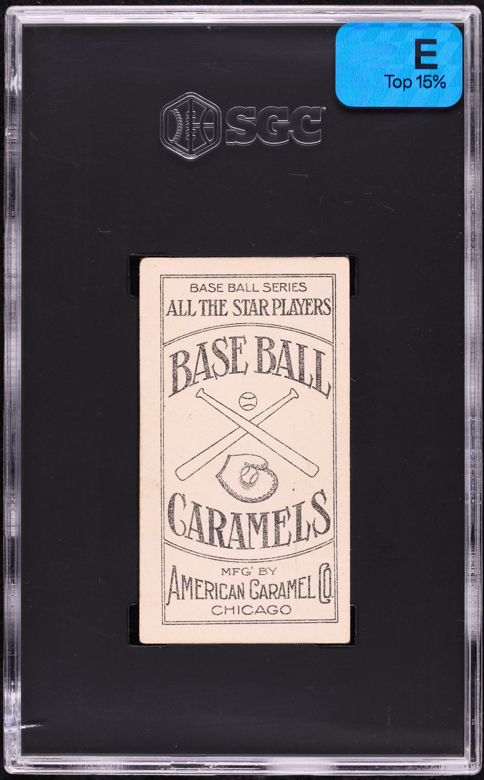 1910 E90-3 American Caramel Johnny Evers SGC 3 VG