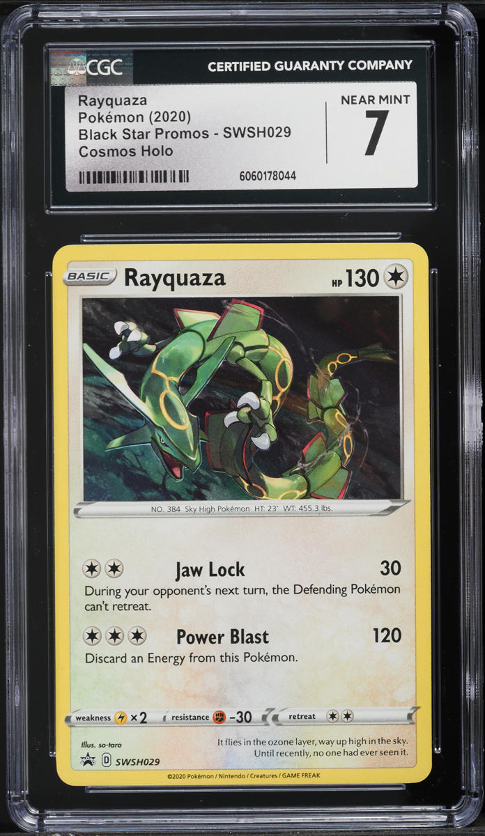 black rayquaza pokemon card 2024 Swsh Star Promo 029 Rayquaza-holo Crown Zenith Premium Collection Sea & Sky PSA 9 Graded 2024 Pokemon Swsh Black Star