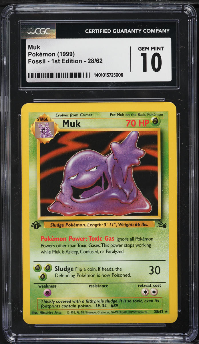 pokemon muk card 005/086 Holo Rare 1st Edition 2005 NM Japanese r417 the Defending Pokemon is now Poisoned. Pokemon Card - S&M: Unbroken
