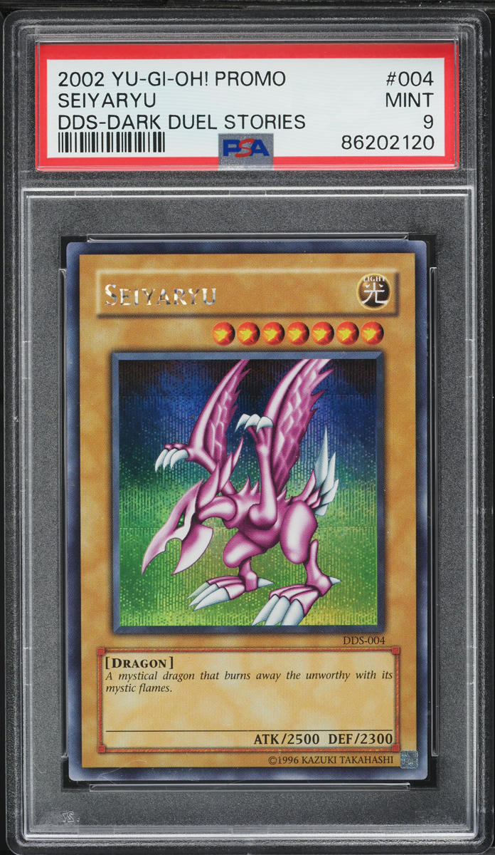 2002 Yu-Gi-Oh! Dark Duel Stories Promo Seiyaryu #DDS-004 PSA 9