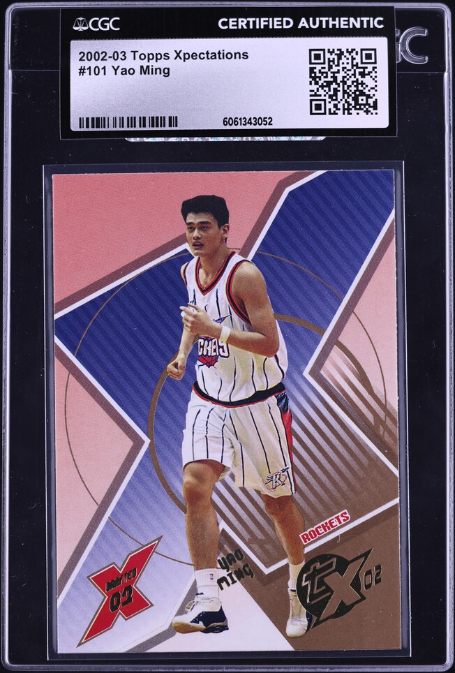 2004 Upper Deck Trilogy Auto Focus Yao Ming AUTO #AF-YM PSA 9 MINT