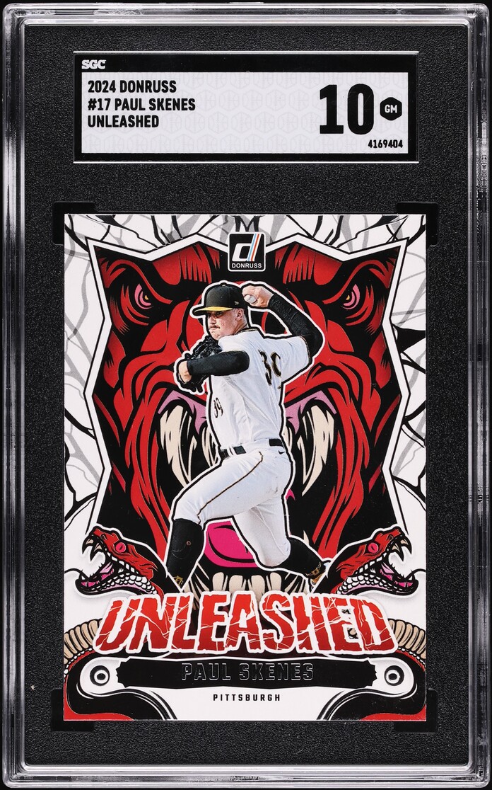 2024 Donruss Unleashed Paul Skenes ROOKIE #17 SGC 10 GEM MINT