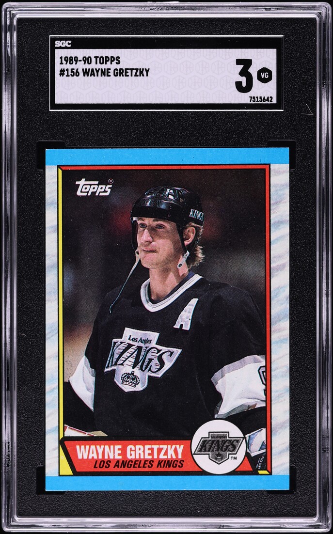 1989 Topps Hockey Wayne Gretzky #156 SGC 3 VG