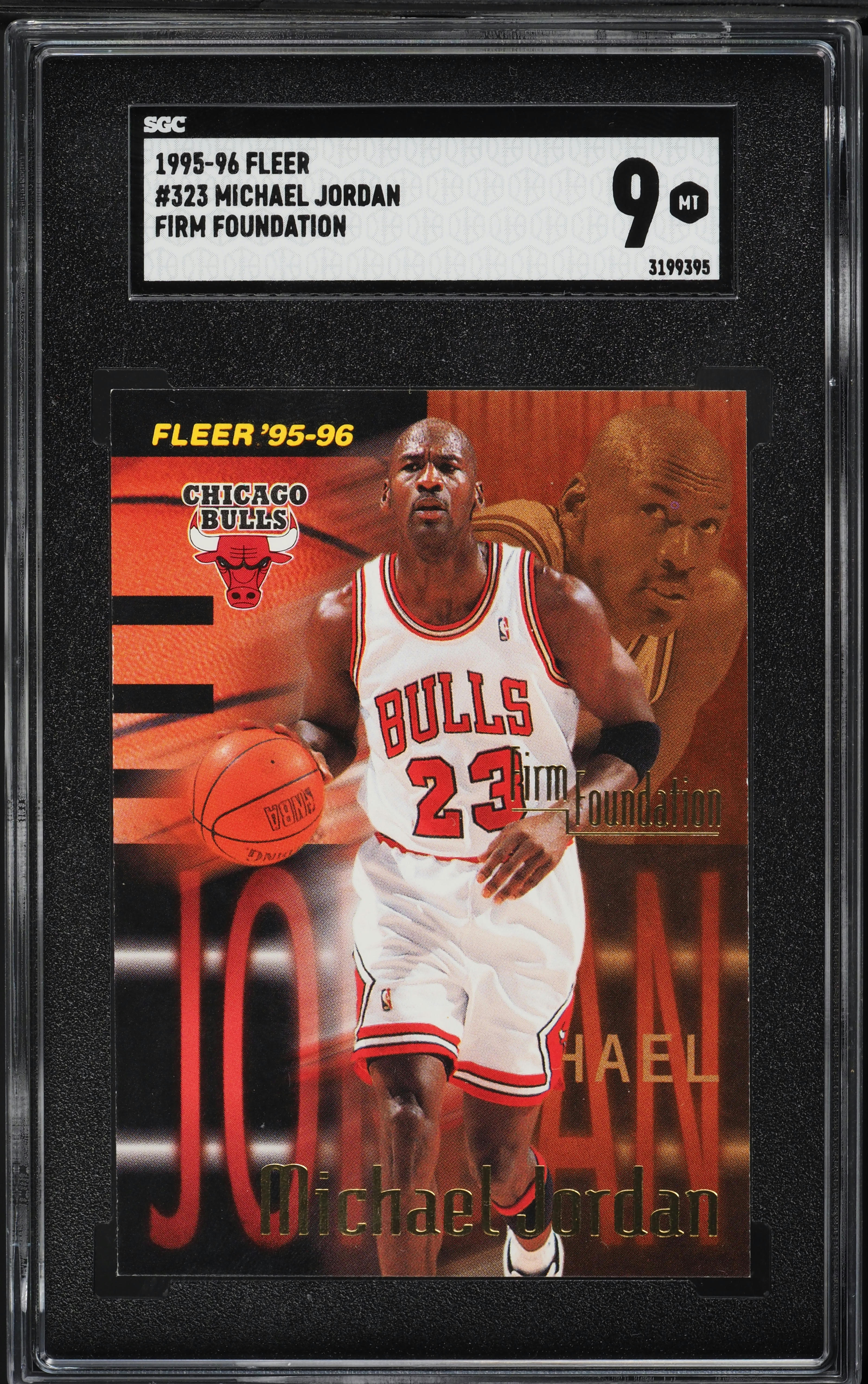 1995 Fleer Firm Foundation Michael Jordan #323 SGC 9 MINT on