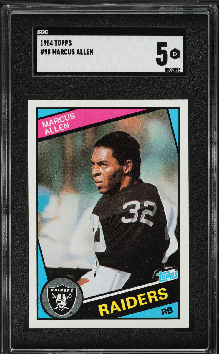 1984 Topps Football Marcus Allen #98 SGC 5 EX