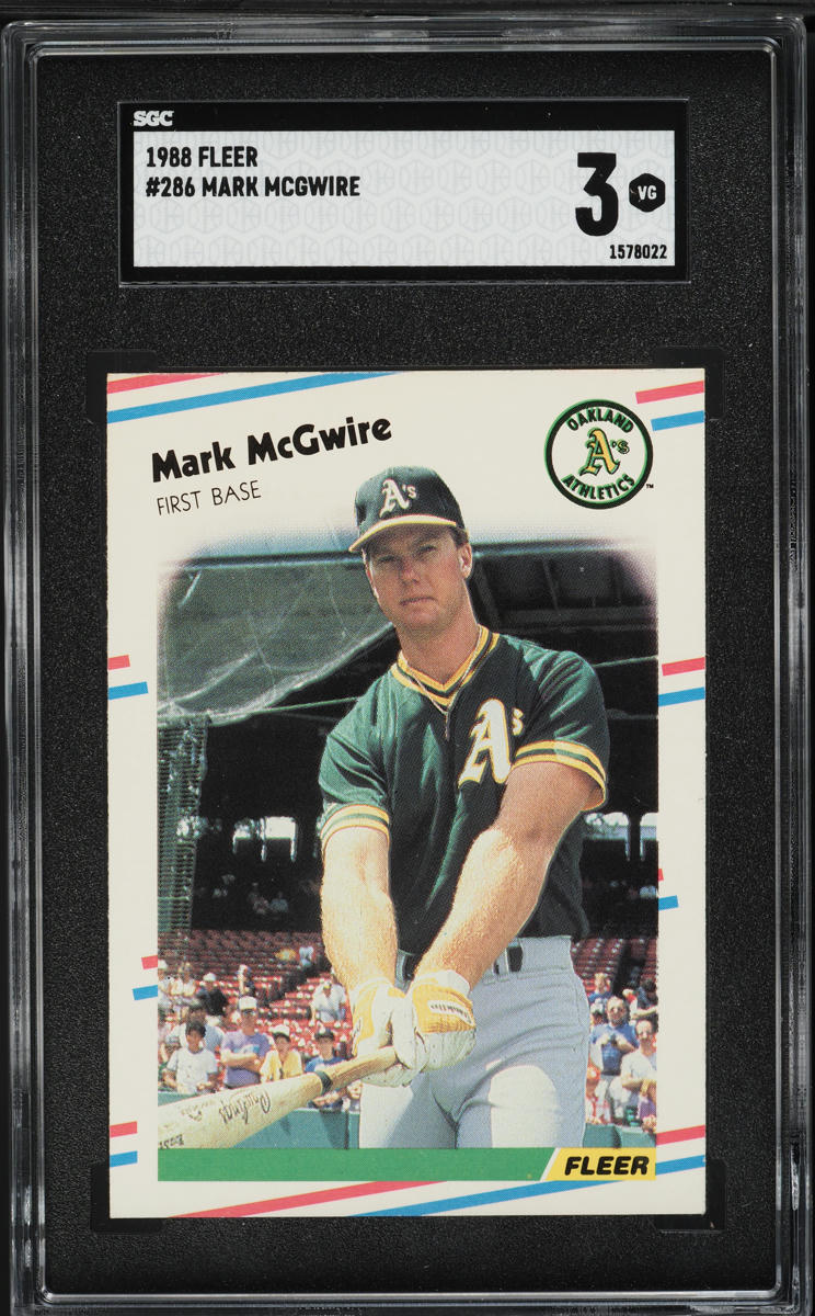 1988 Fleer Mark McGwire #286 SGC 3 VG