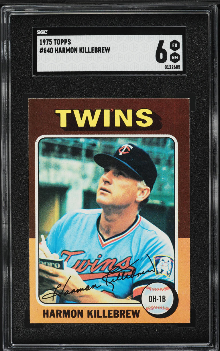 1975 Topps Harmon Killebrew #640 SGC 6 EXMT