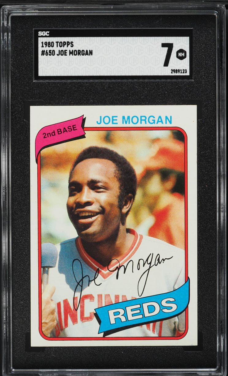 1980 Topps Joe Morgan #650 SGC 7 NRMT