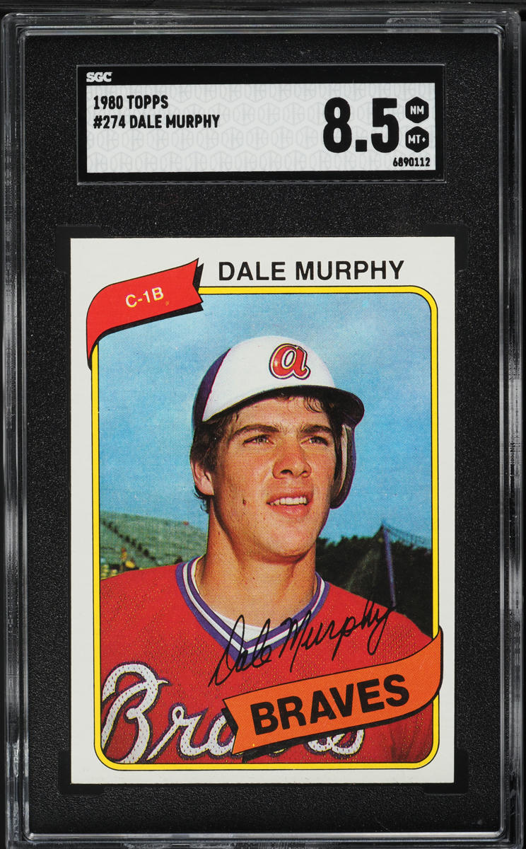 1980 Topps Dale Murphy #274 SGC 8.5 NM-MT+
