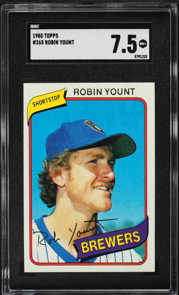 1980 Topps Robin Yount #265 SGC 7.5 NRMT+