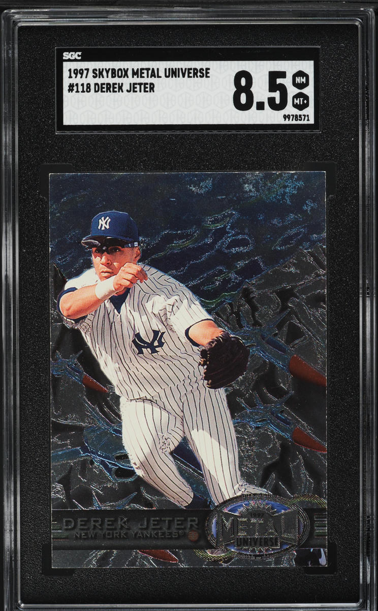 1997 Metal Universe Derek Jeter #118 SGC 8.5 NM-MT+