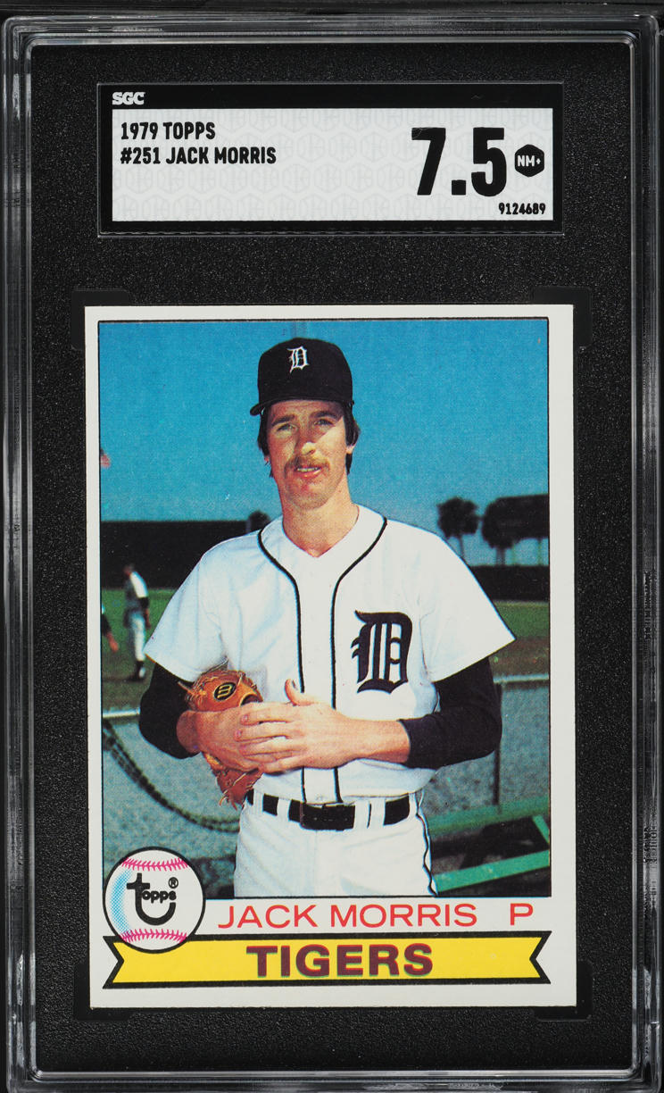 1979 Topps Jack Morris #251 SGC 7.5 NRMT+