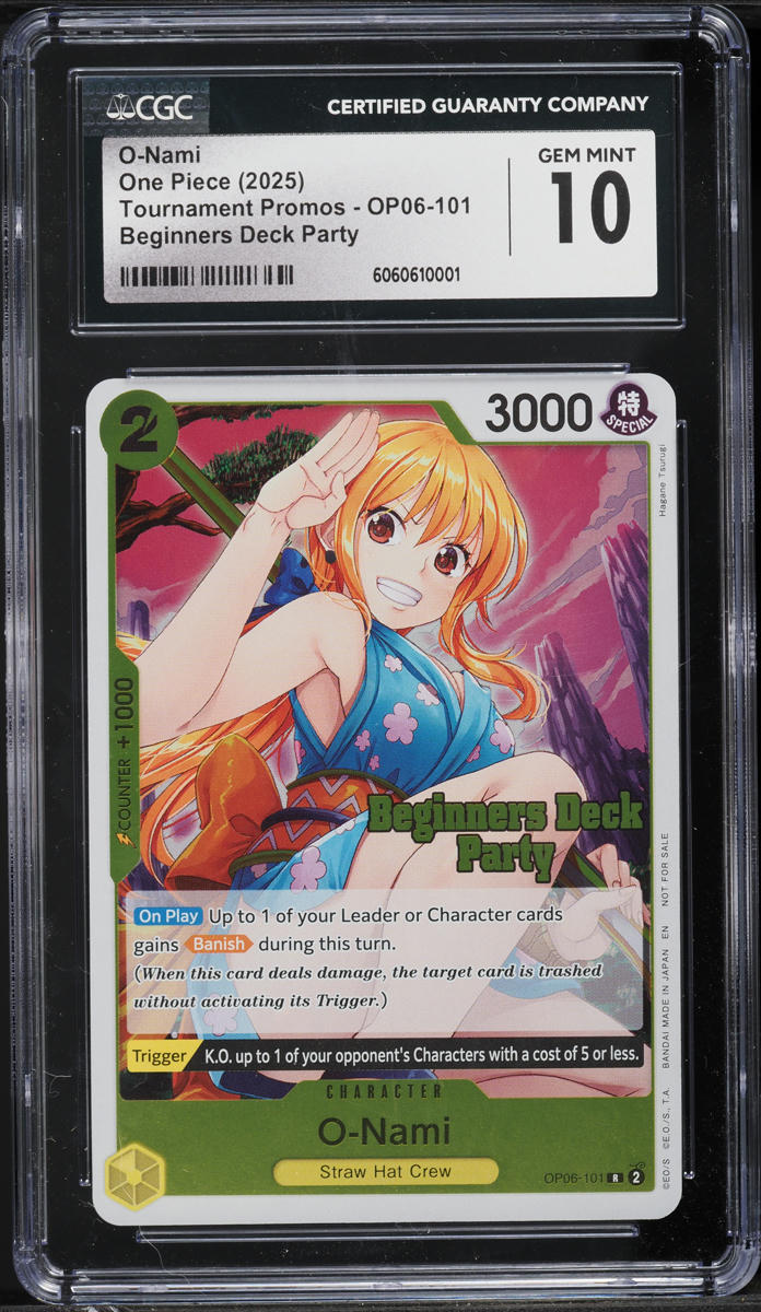 2024 ONE PIECE O-NAMI #101 SPECIAL ART 2024 O-Nami PSA 10