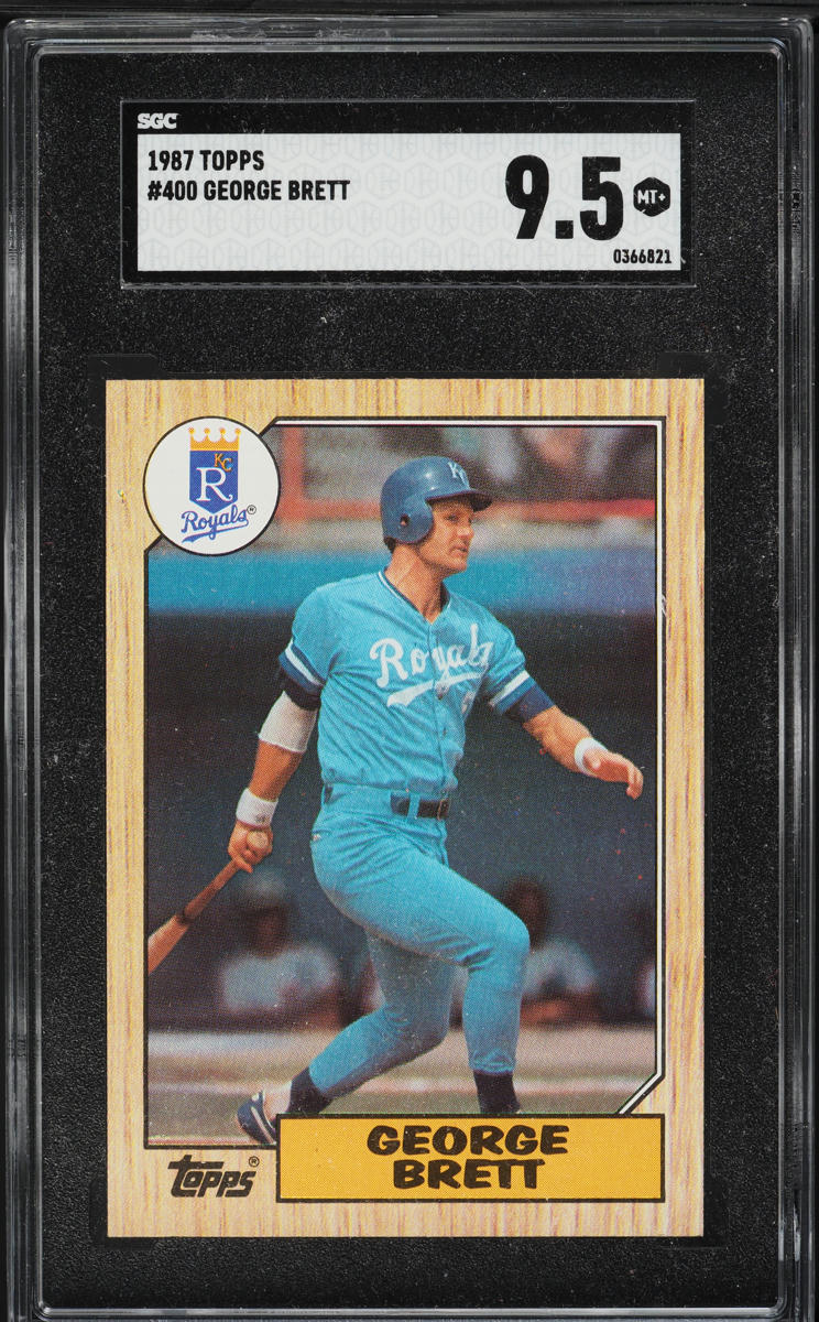 1987 Topps George Brett #400 SGC 9.5 MINT+