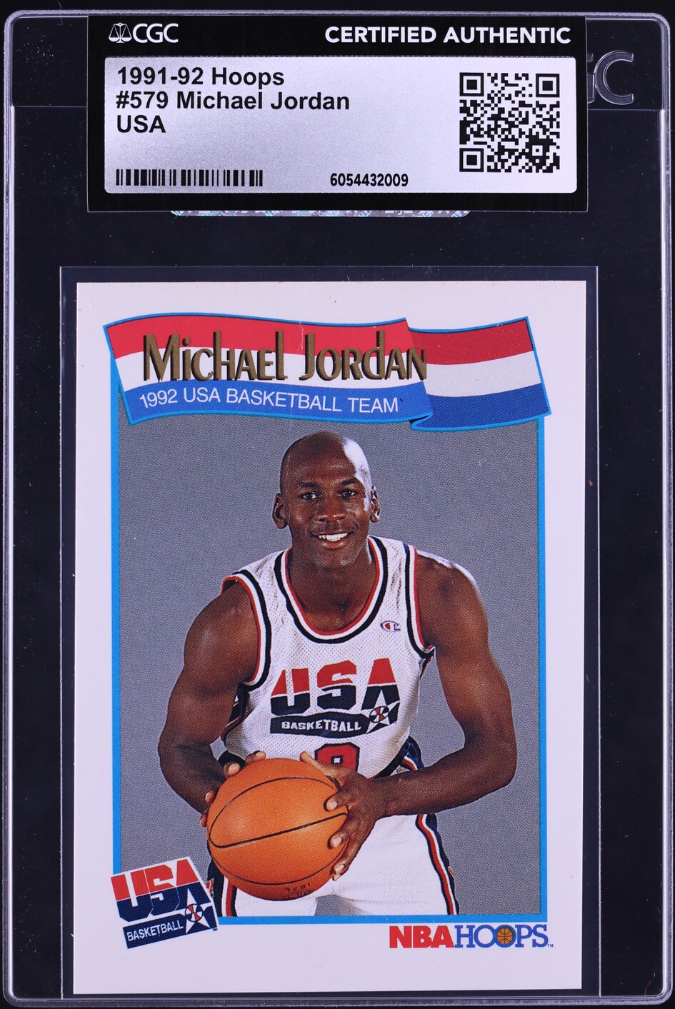 1991 Hoops USA Michael Jordan #579 CGC AUTH