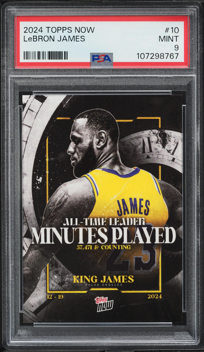 2024 Topps Now LeBron James #10 PSA 9 MINT
