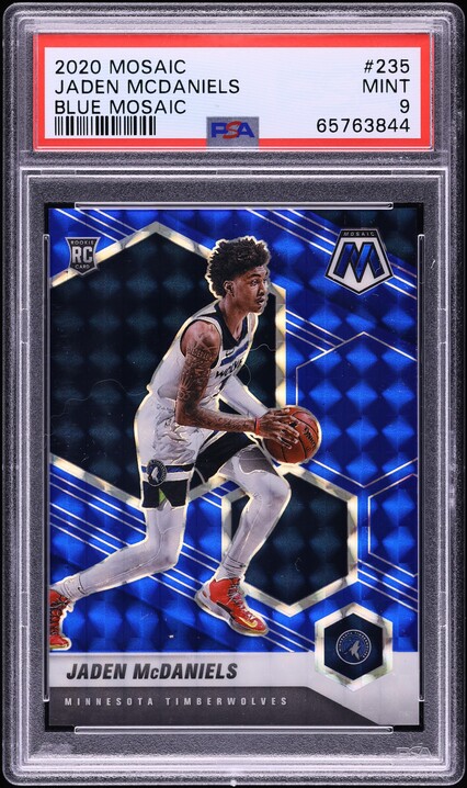 2020 Panini Contenders Cracked Ice Jaden McDaniels ROOKIE AUTO /25