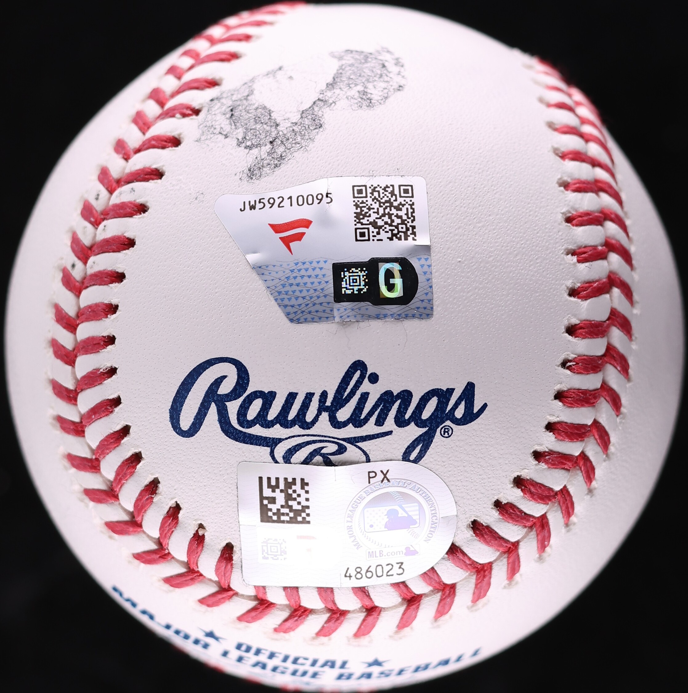 Pete Crow-Armstrong Signed Autographed Baseball - Fanatics AUTH on