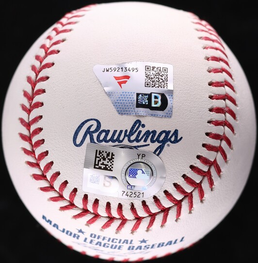 Chipper Jones Signed Autographed Baseball - Fanatics AUTH on