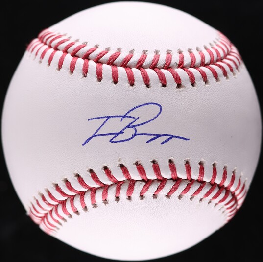 Travis Bazzana Signed Autographed Baseball - Fanatics AUTH on