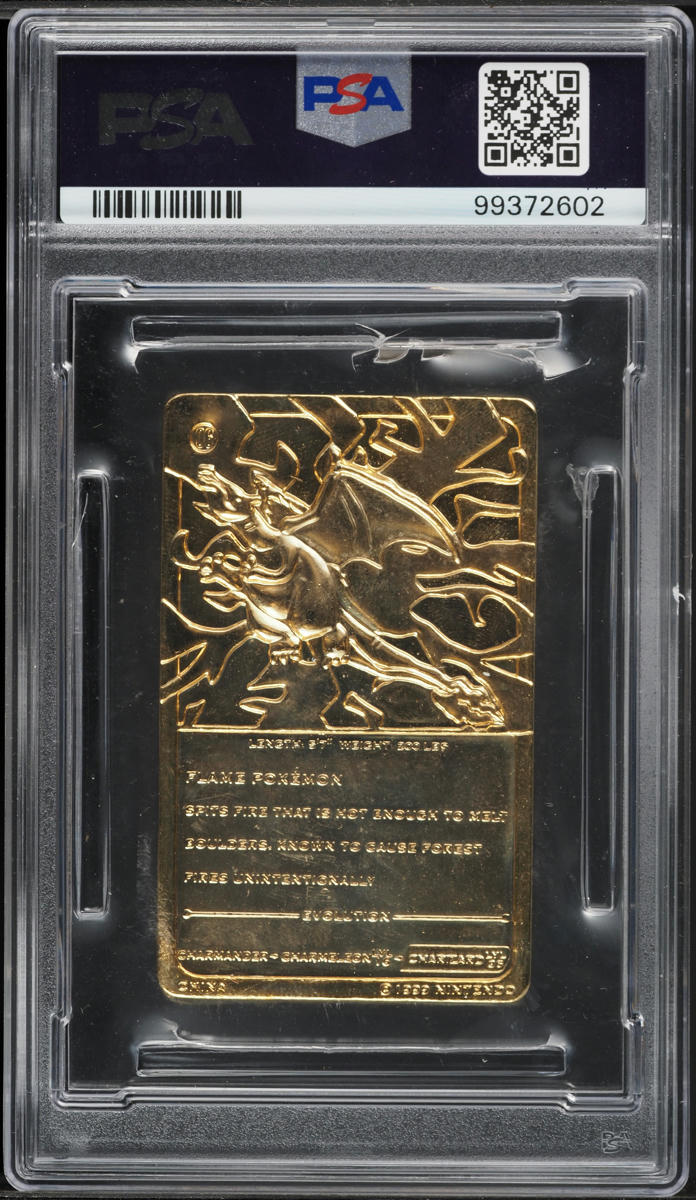 1999 Pokemon Burger King Gold Card Charizard PSA 6 EXMT on Fanatics Collect