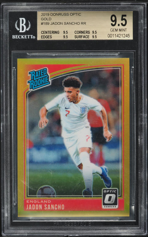 2019 Donruss Optic Gold Vinyl Tyler Herro ROOKIE 1/1 #172 BGS 8.5