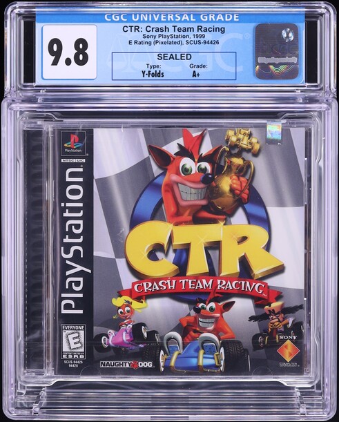 CTR: Crash Team Racing (Playstation) CGC 9.8 A+ Sealed