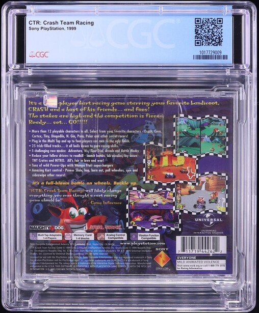 CTR: Crash Team Racing (Playstation) CGC 9.8 A+ Sealed