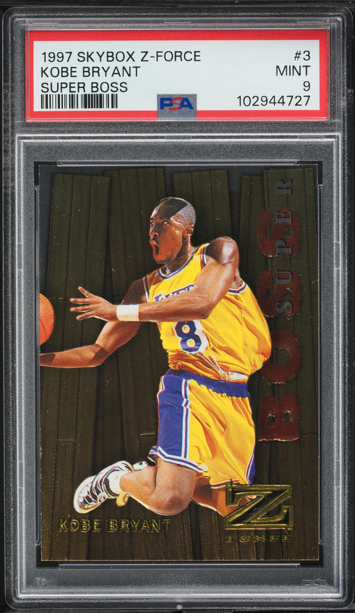 1997 Skybox Z-Force Super Boss Kobe Bryant #3 PSA 9 MINT