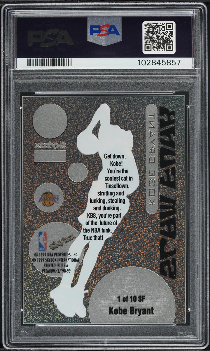 1998 Skybox Premium Slam Funk Kobe Bryant #1 PSA 8 NM-MT