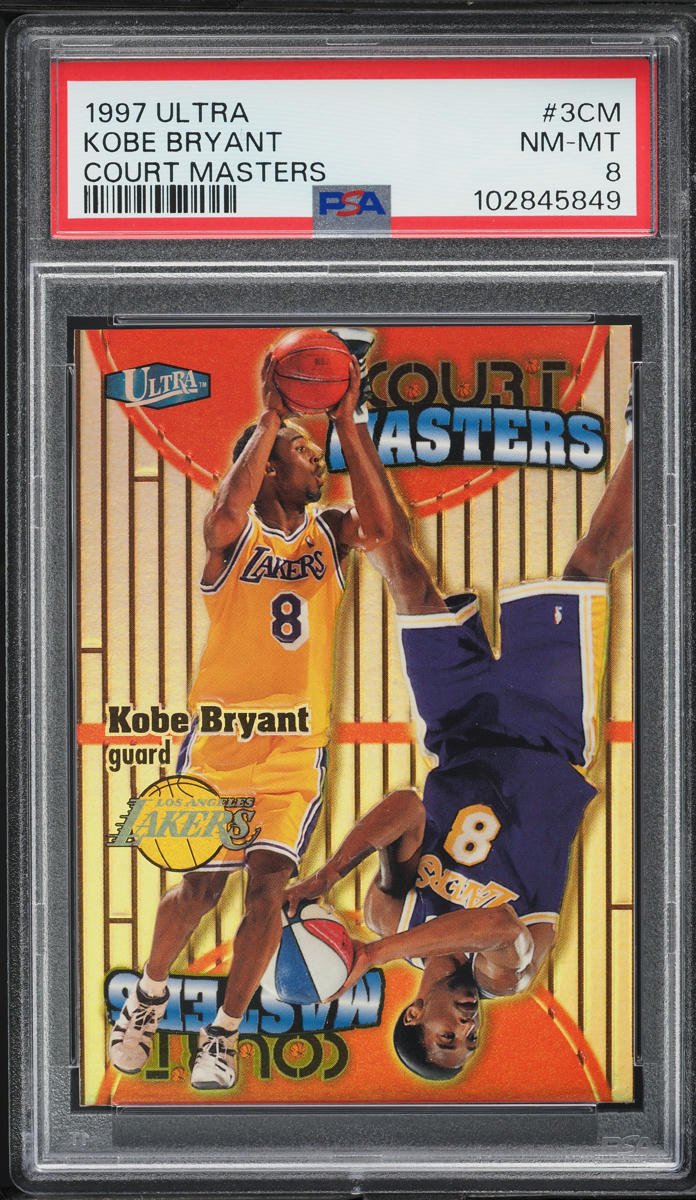 1997 Ultra Court Masters Kobe Bryant #3CM PSA 8 NM-MT