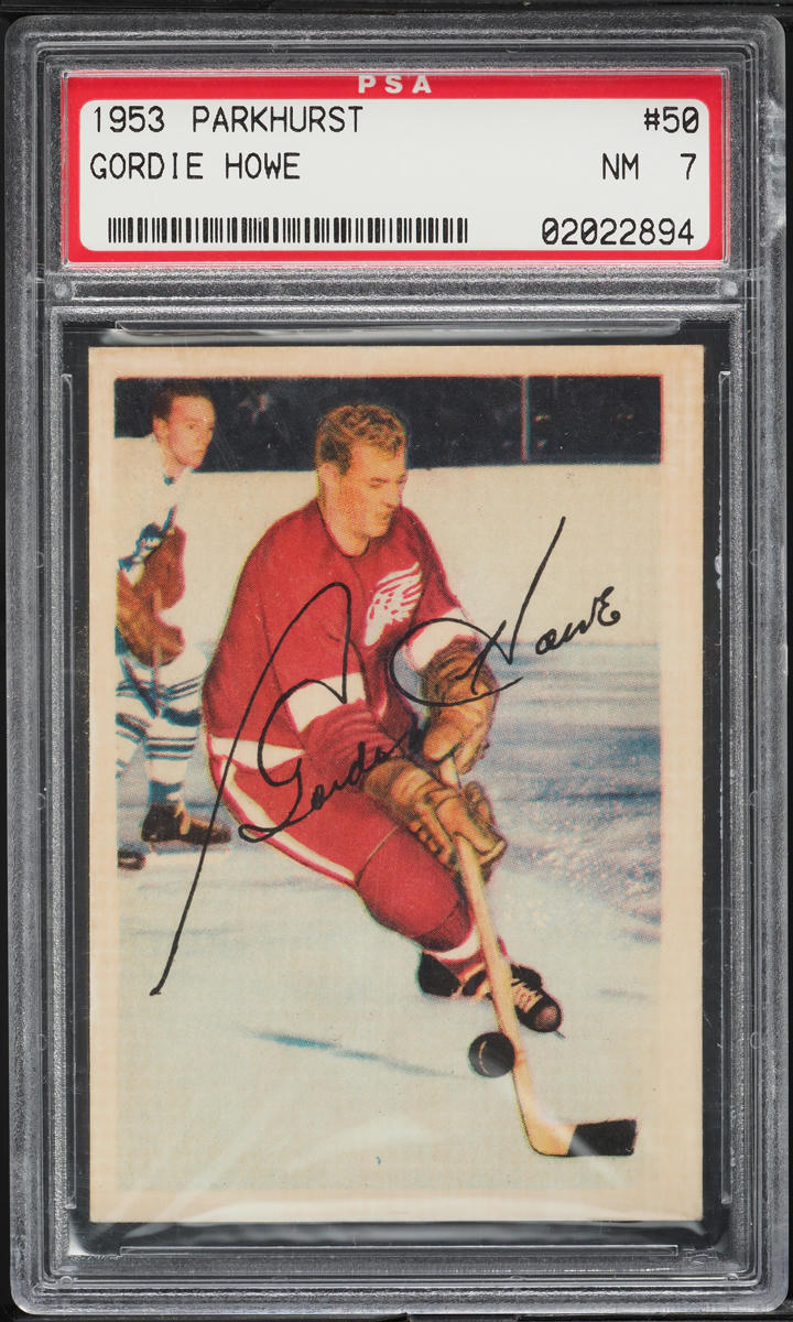 1953 Parkhurst Gordie Howe #50 PSA 7 NRMT