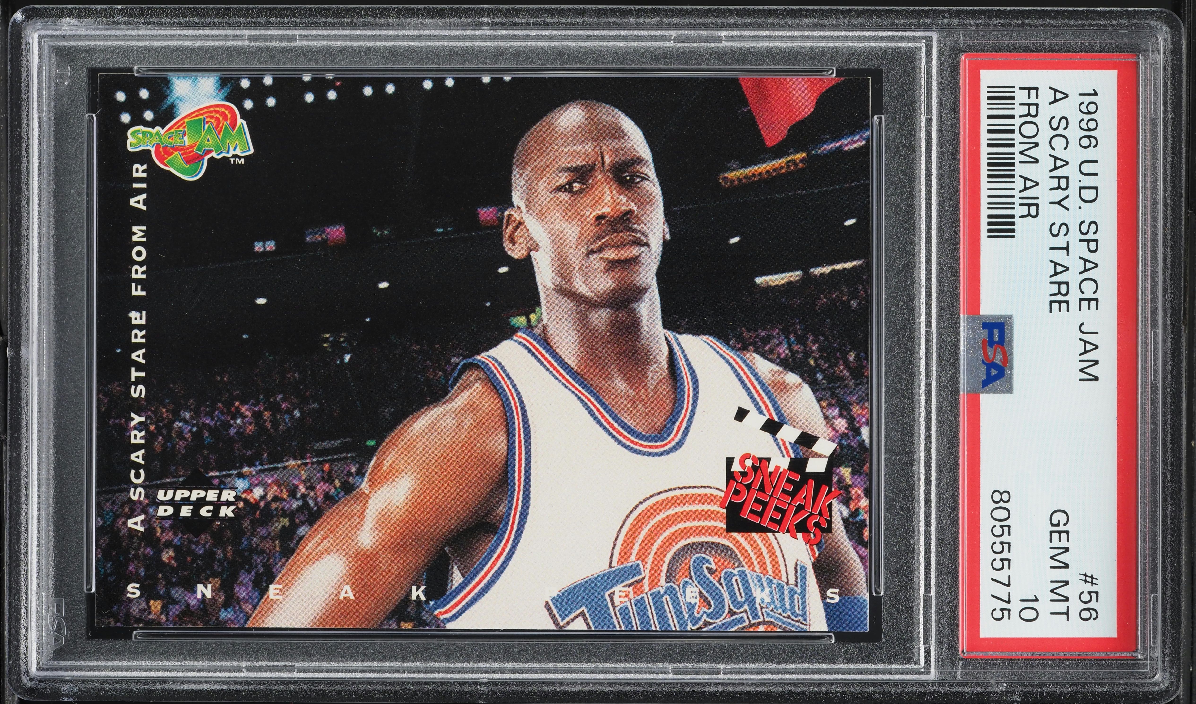 1996 Upper Deck Space Jam From Air A Scary Stare Michael Jordan