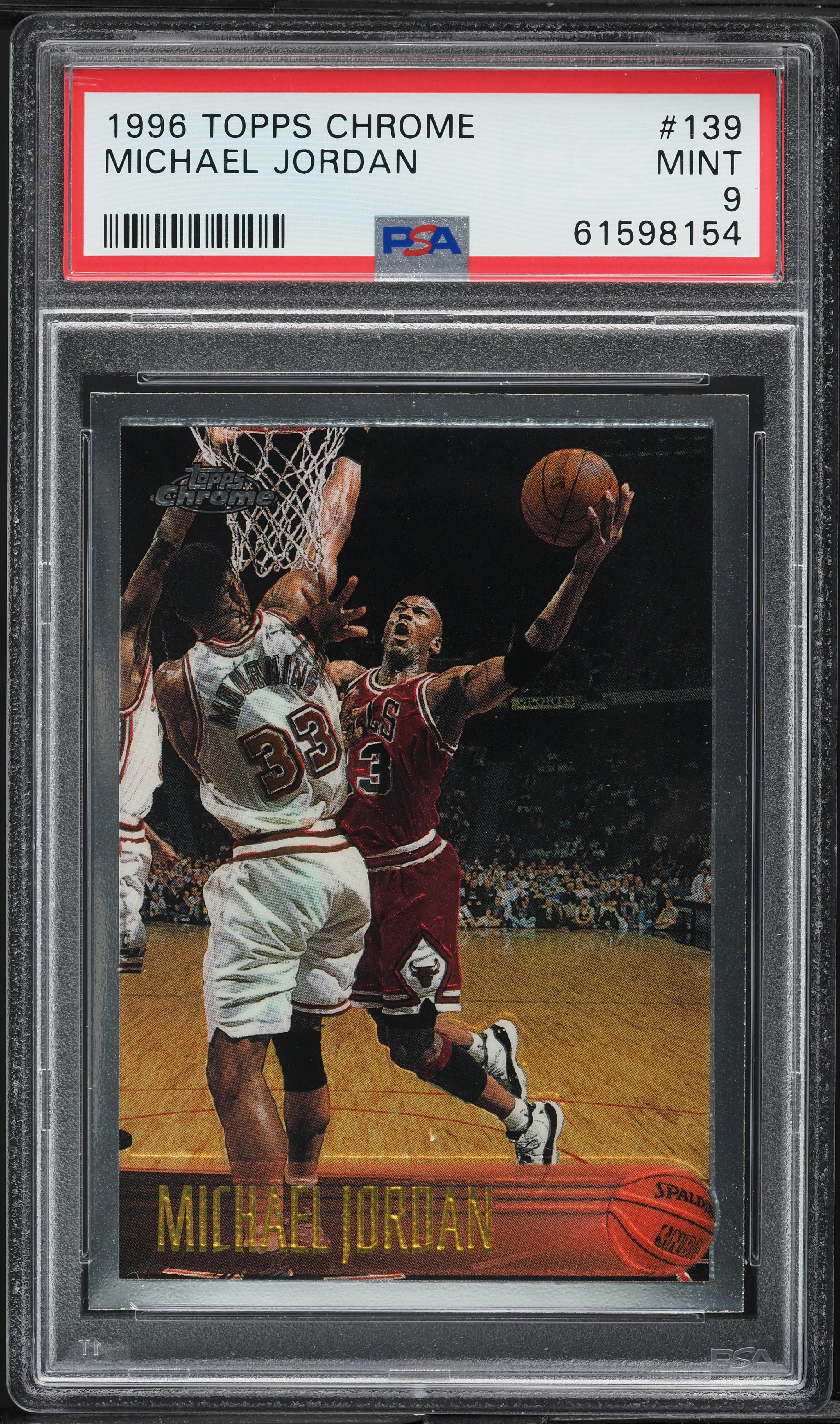 1996 Topps Chrome Michael Jordan #139 PSA 9 MINT on Fanatics Collect