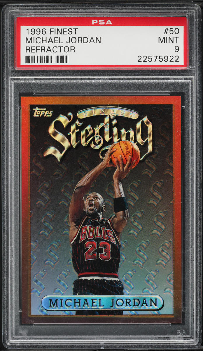 1996 Finest Bronze Refractor Michael Jordan #50 PSA 9 MINT