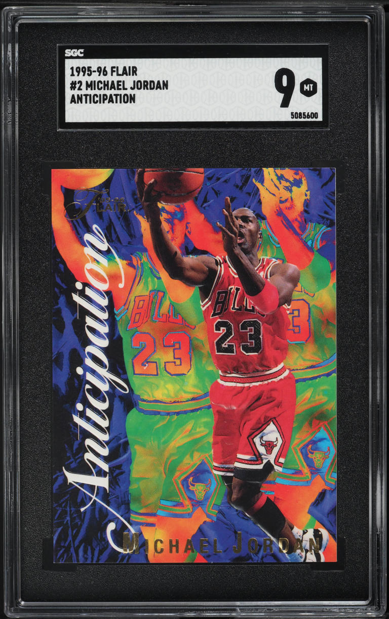 1995 Flair Anticipation Michael Jordan #2 SGC 9 MINT