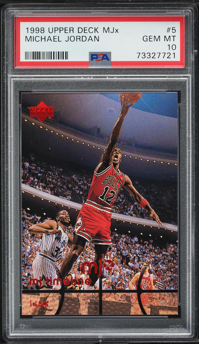 1998 Upper Deck MJx Michael Jordan #5 PSA 10 GEM MINT