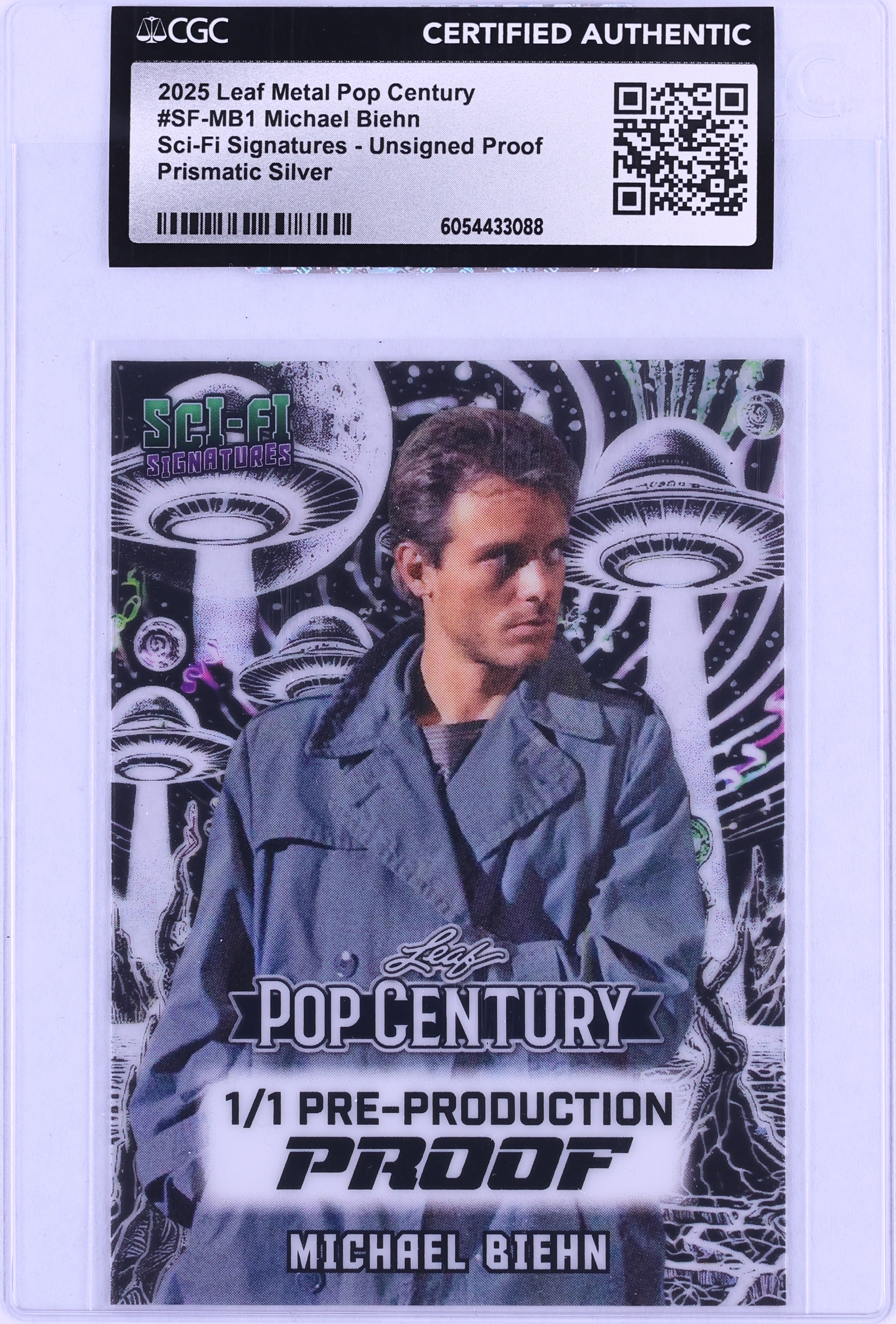2025 Leaf Metal Pop Century Sci-Fi Proof Prism Silver Michael